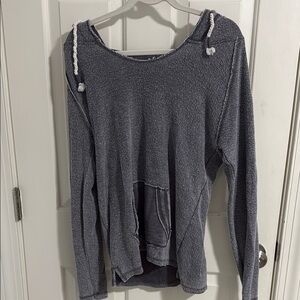 Ocean Drive Charcoal Knit Sweater